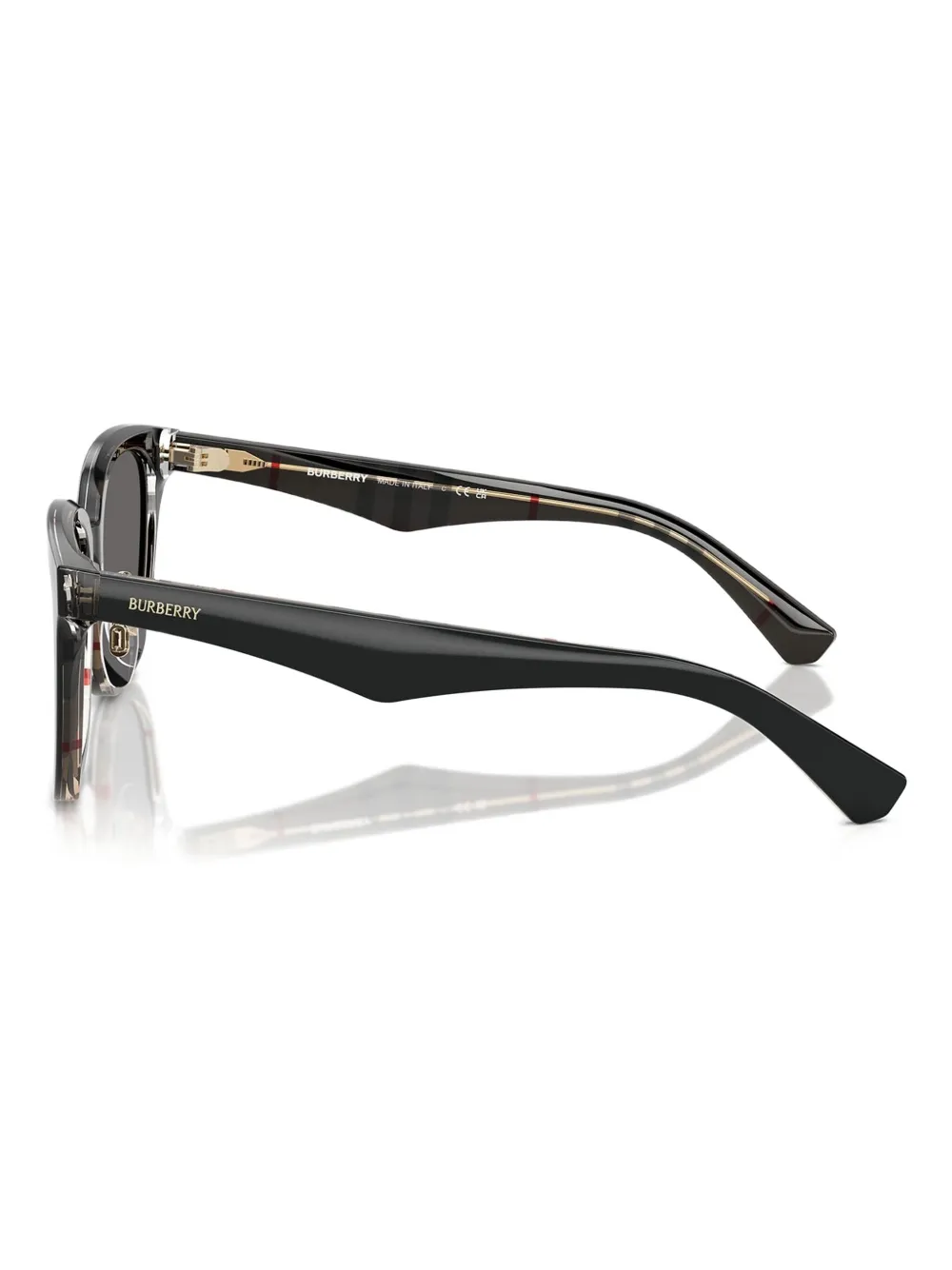 Burberry Eyewear Zonnebril met vierkant montuur Zwart