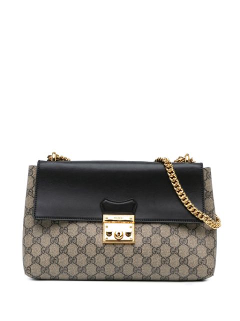 Gucci Pre-Owned bolsa de hombro Medium GG Supreme Padlock 2000-2015