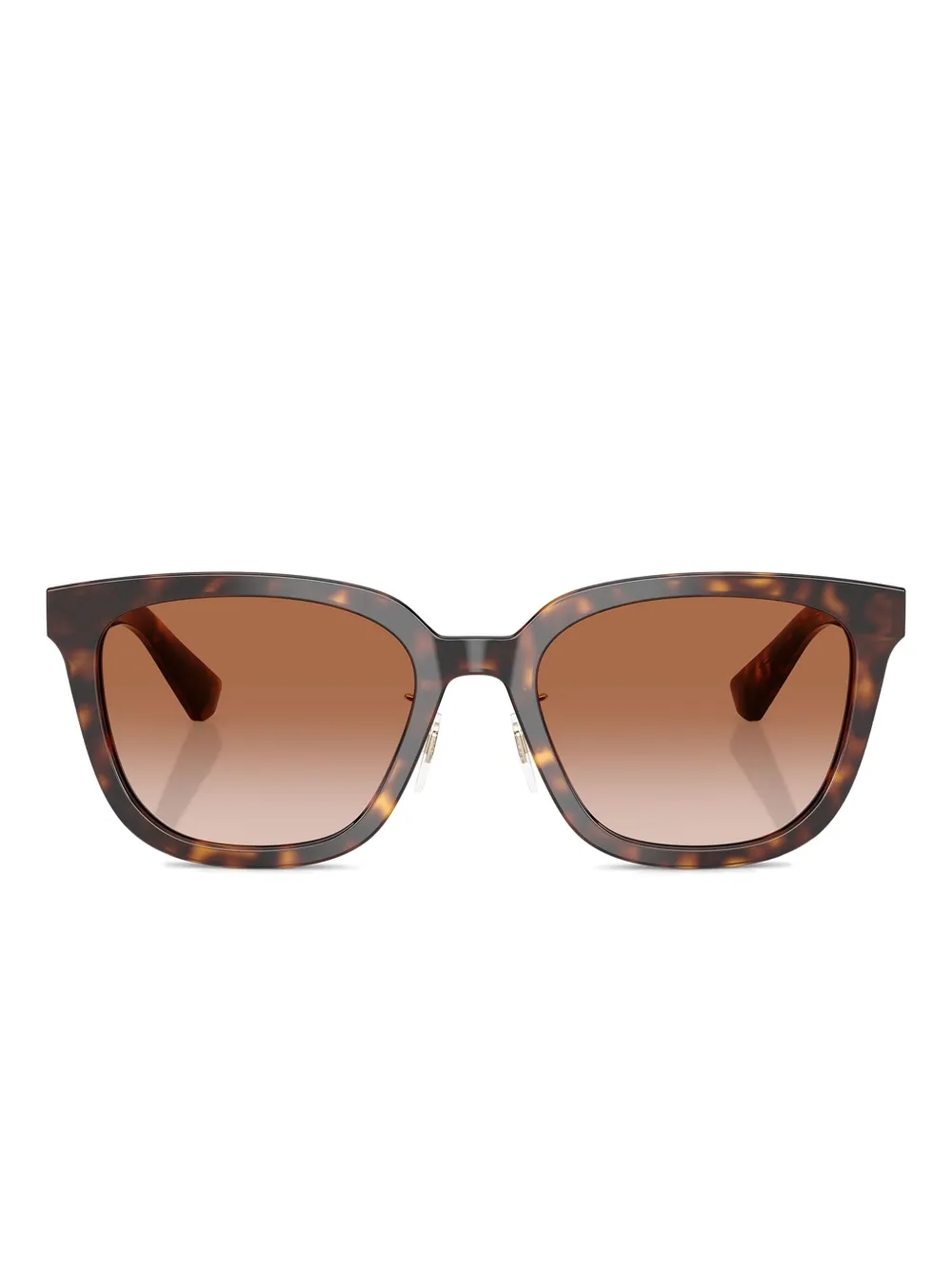 Burberry Eyewear Zonnebril met vierkant montuur Bruin