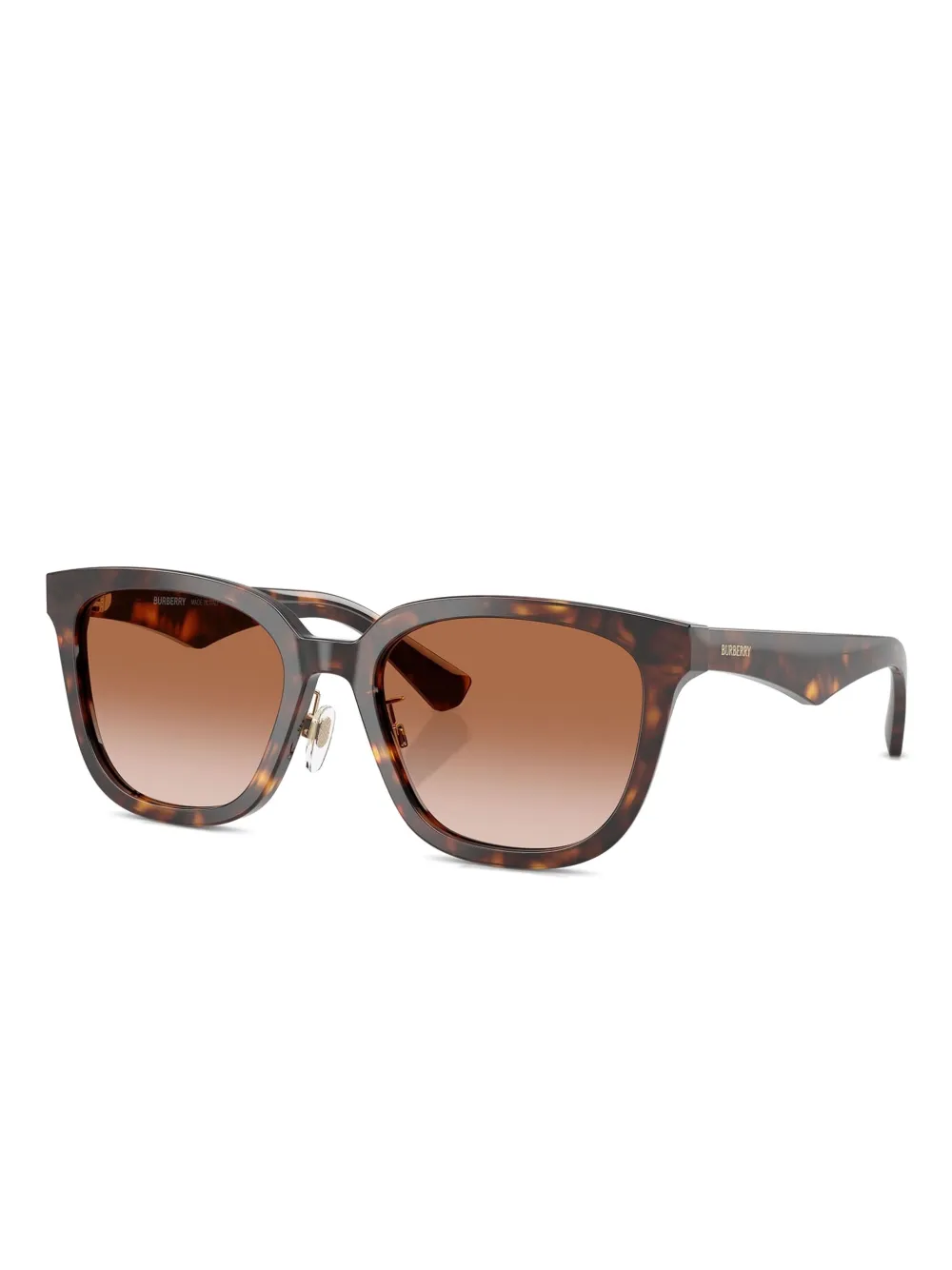 Burberry Eyewear Zonnebril met vierkant montuur - Bruin