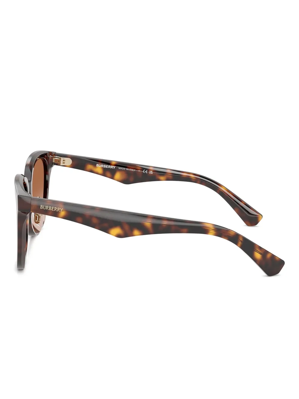 Burberry Eyewear Zonnebril met vierkant montuur Bruin