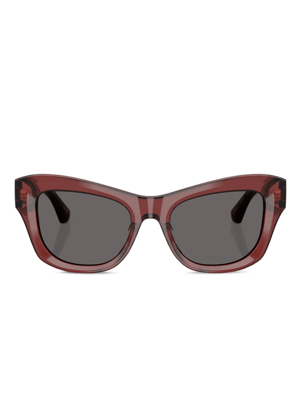 Burberry Eyewear BE 4442U Cat-Eye-Sonnenbrille aus Azetat - Rot