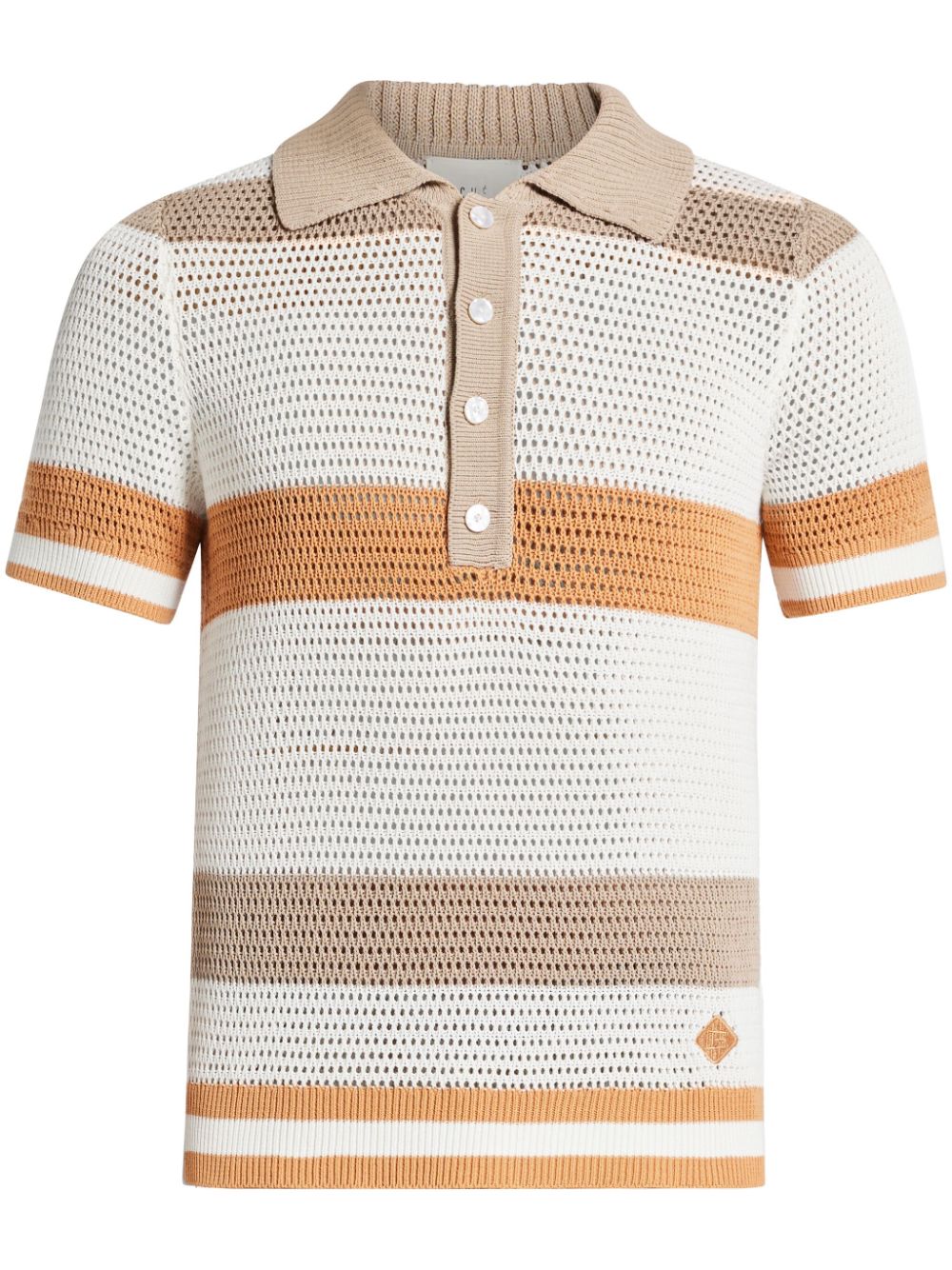 striped polo shirt