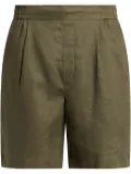 CHÉ linen shorts - Green