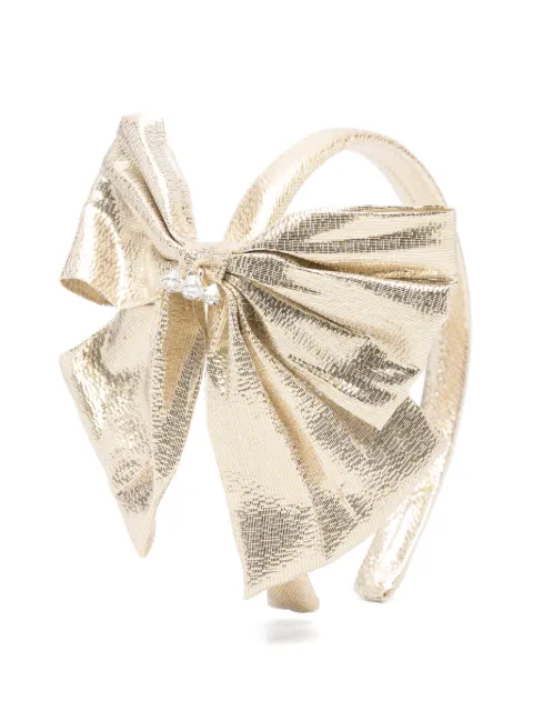 Self-Portrait Kids bow-appliqué head band 