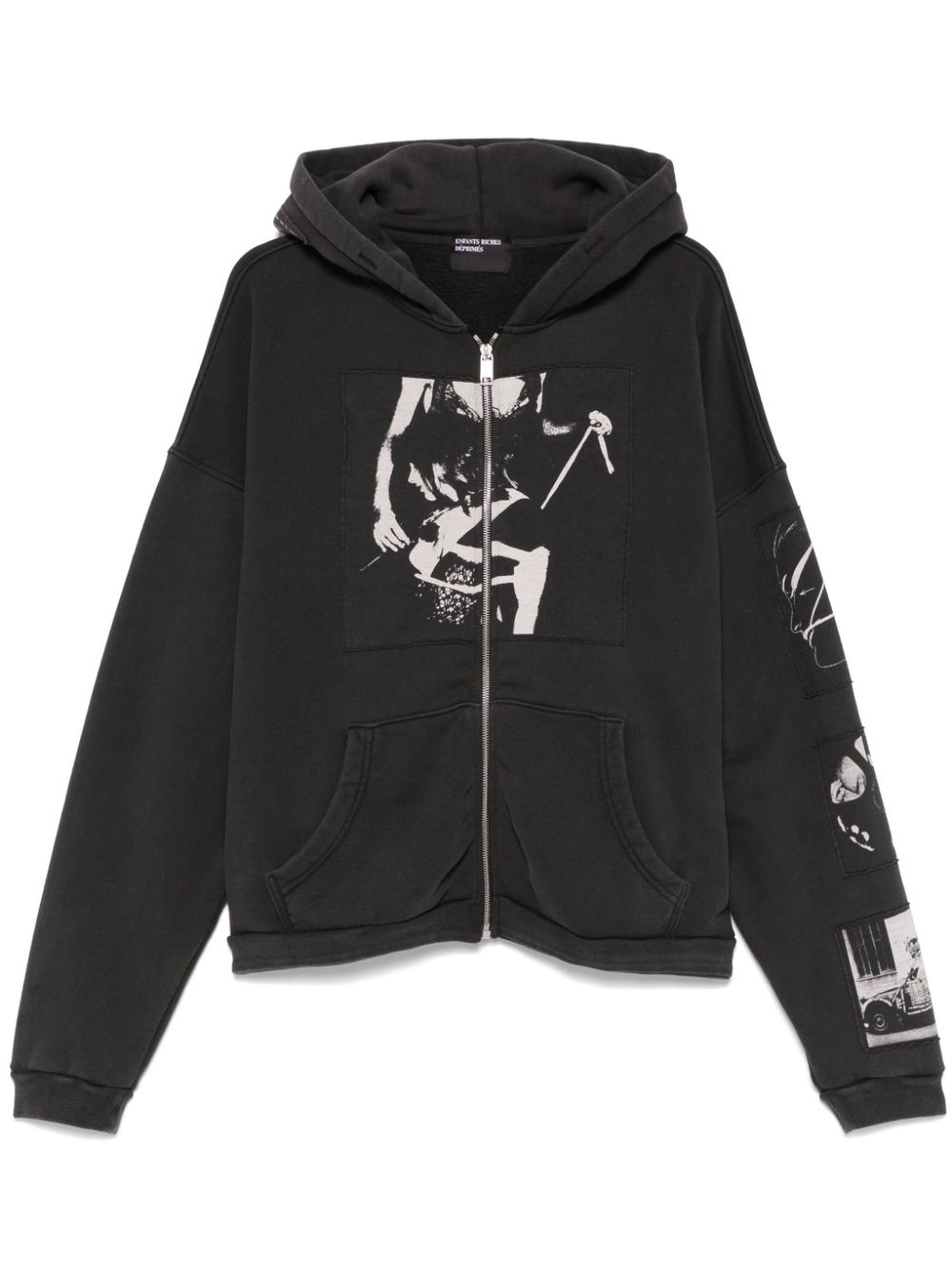 Enfants Riches Déprimés Asphyxiation Assemblage hoodie - Black