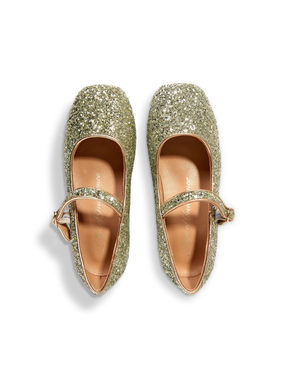 Age of Innocence Ballerina's met glitter Goud