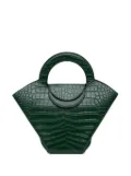 Bottega Veneta Pre-Owned 2012-2024 Crocodile Embossed Doll Top Handle Bag handbag - Green