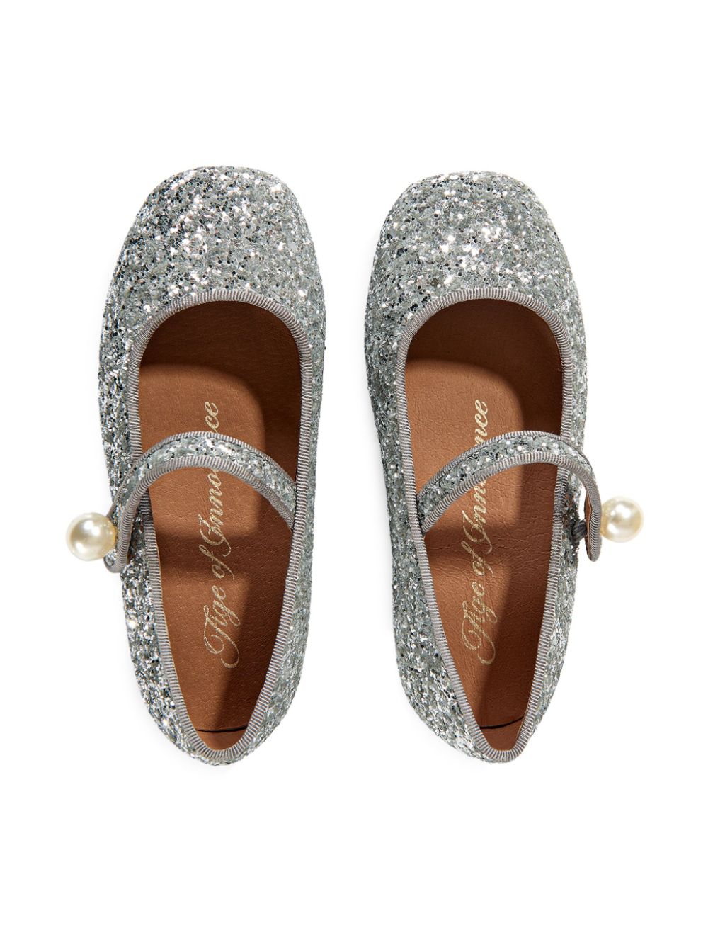 Age of Innocence Gloria ballet flats Silver