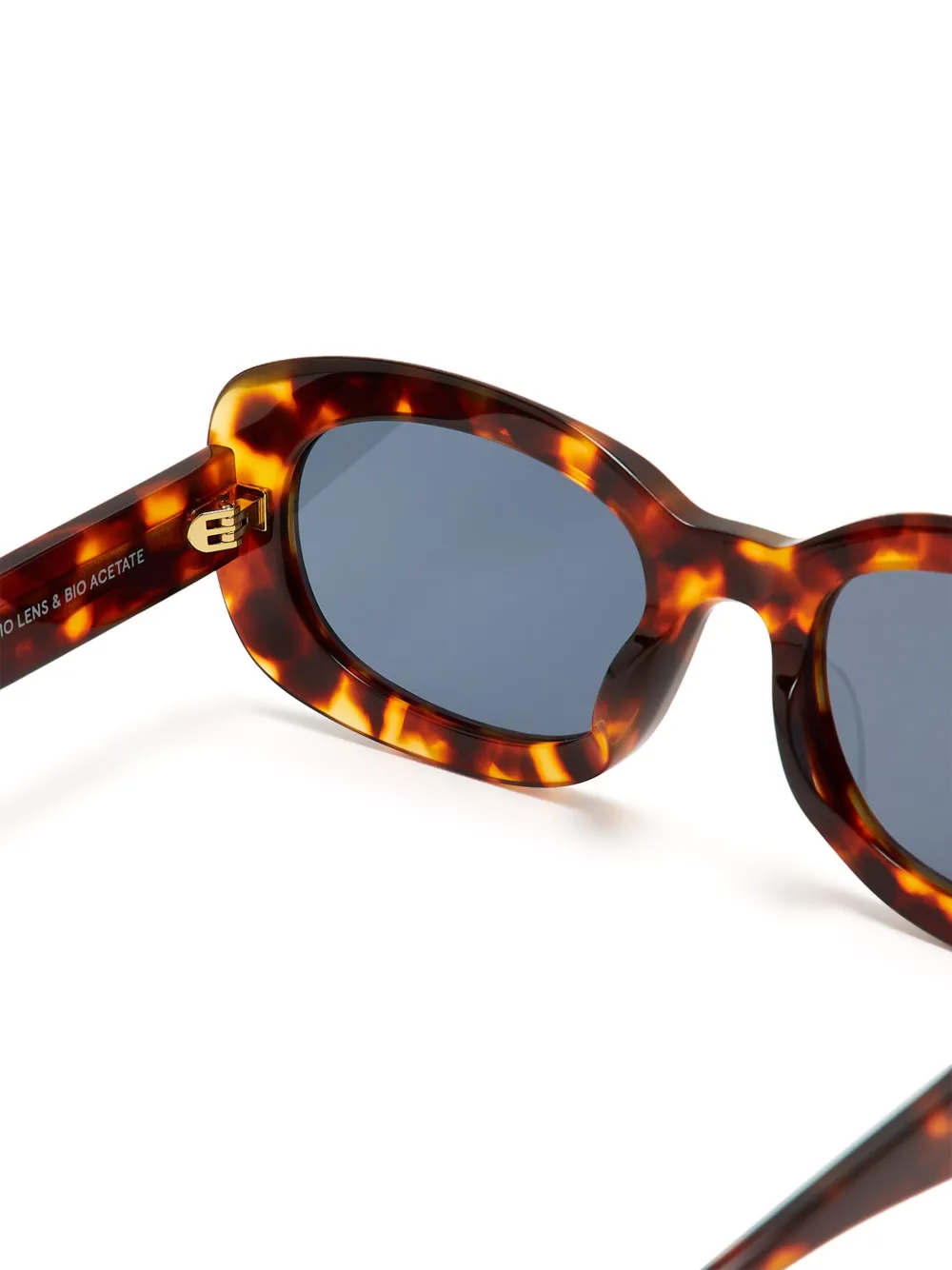 Stella McCartney Zonnebril met ovalen montuur Bruin