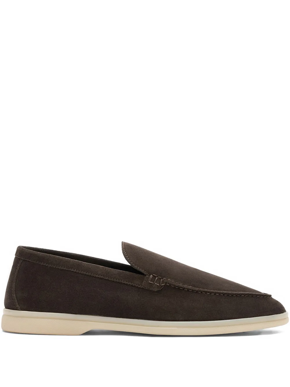 Scarosso Ludovico suede loafers | Brown | Image 1