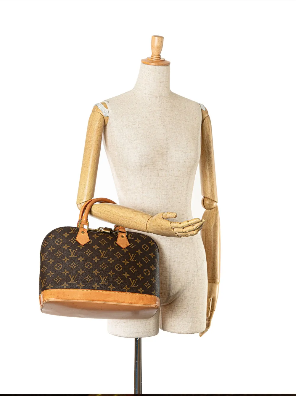 Louis Vuitton Pre-Owned 2001 Monogram Alma PM handtas - Bruin