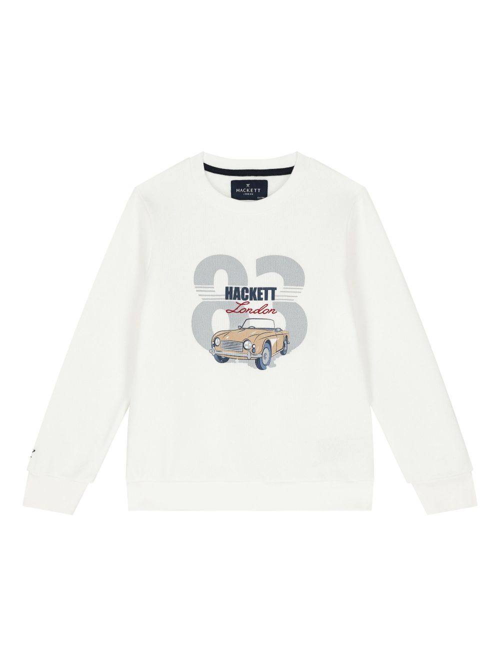 Hackett Kids Sweater met logoprint Wit