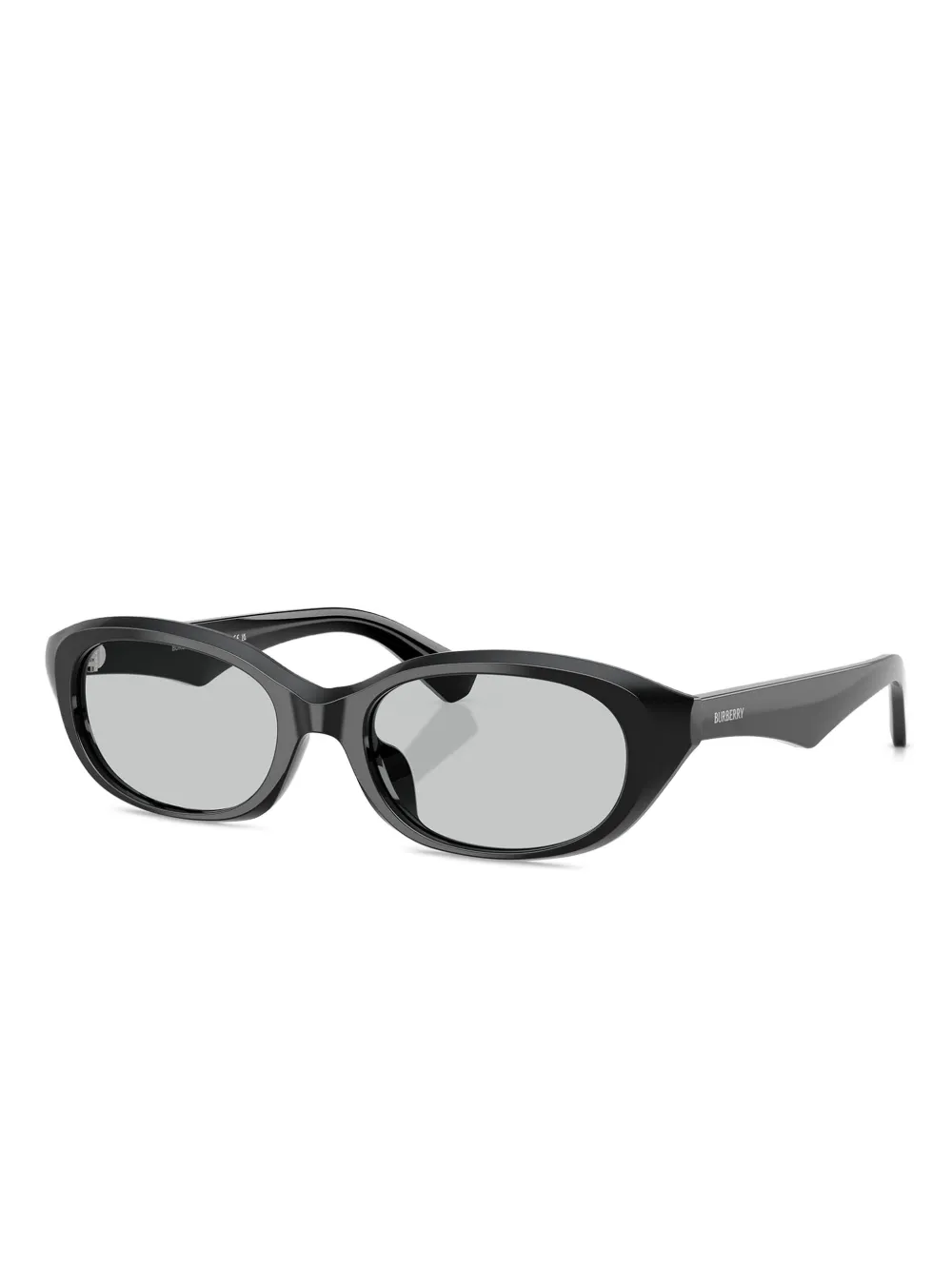 Burberry Eyewear Zonnebril met ovalen montuur - Zwart