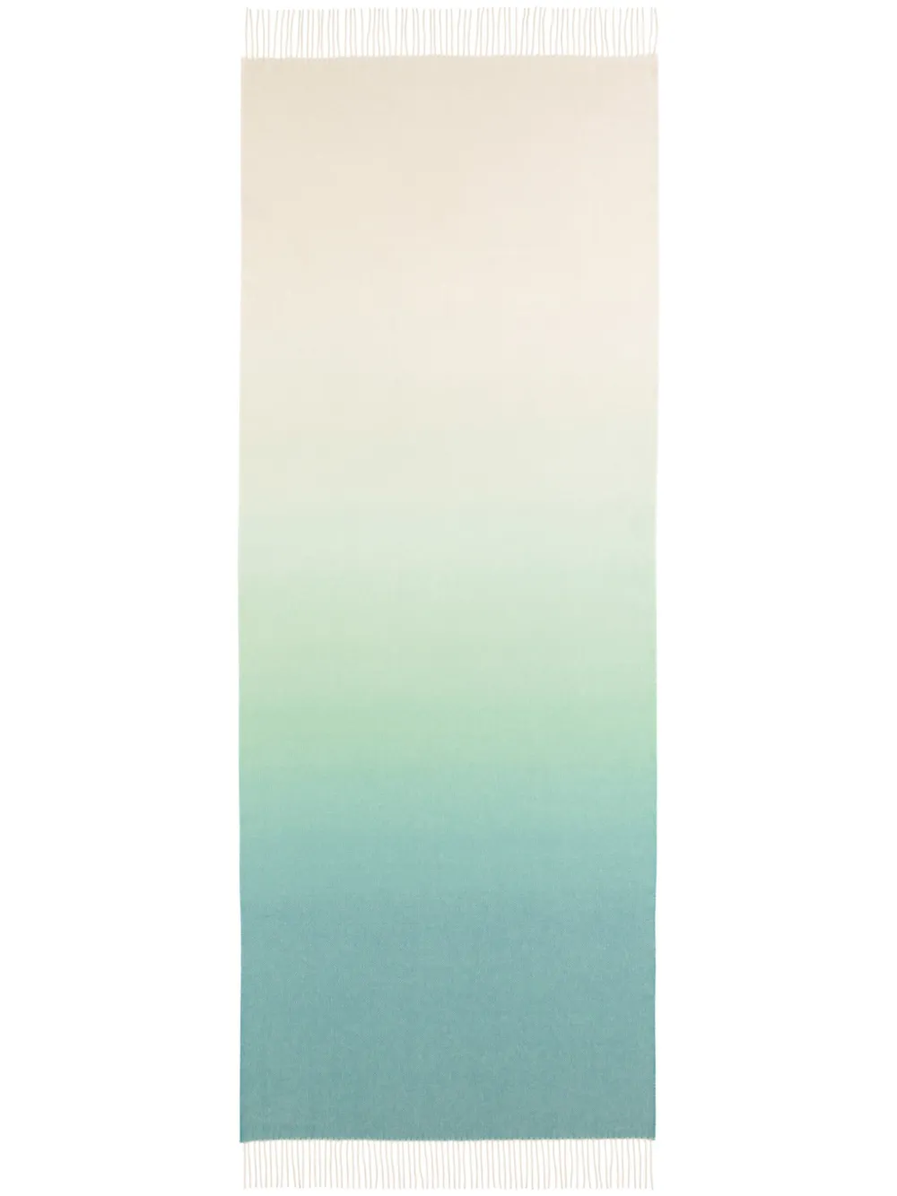 Johnstons Of Elgin Ombré-effect Scarf In Green