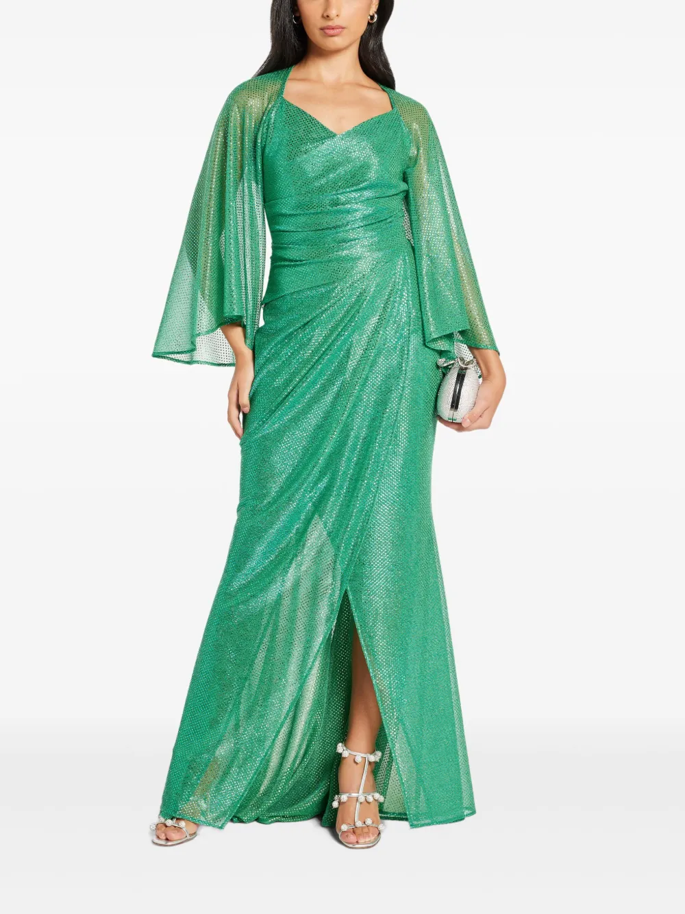 Talbot Runhof Korana 2 gown - Groen