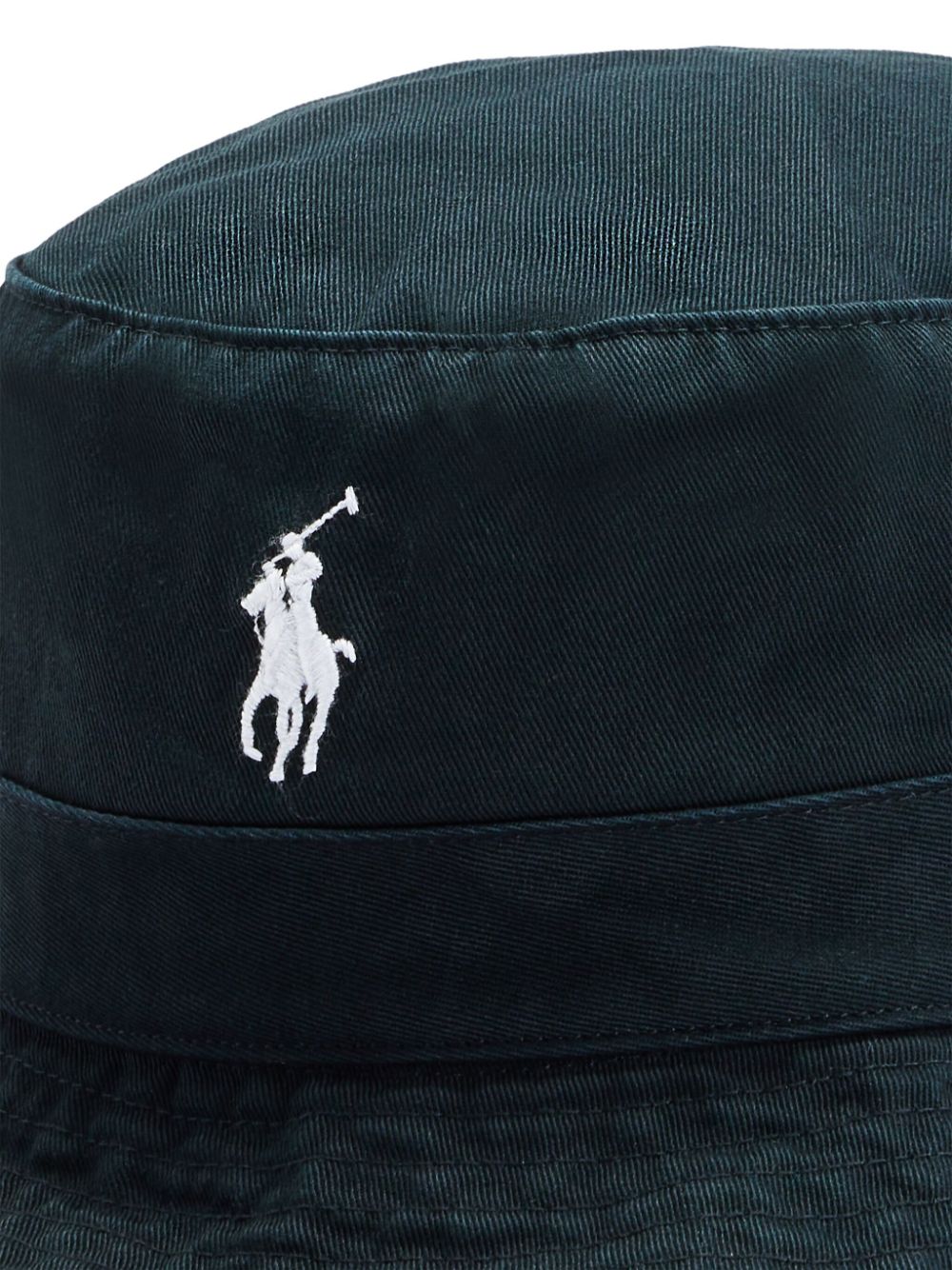 Polo Ralph Lauren logo-embroidery bucket hat - Blauw