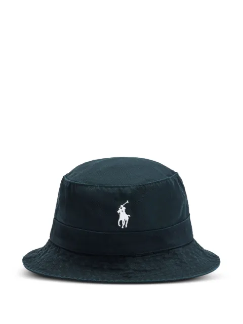 Polo Ralph Lauren logo-embroidery bucket hat