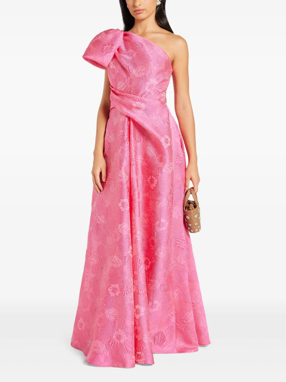 Talbot Runhof Mossana 2 gown - Roze