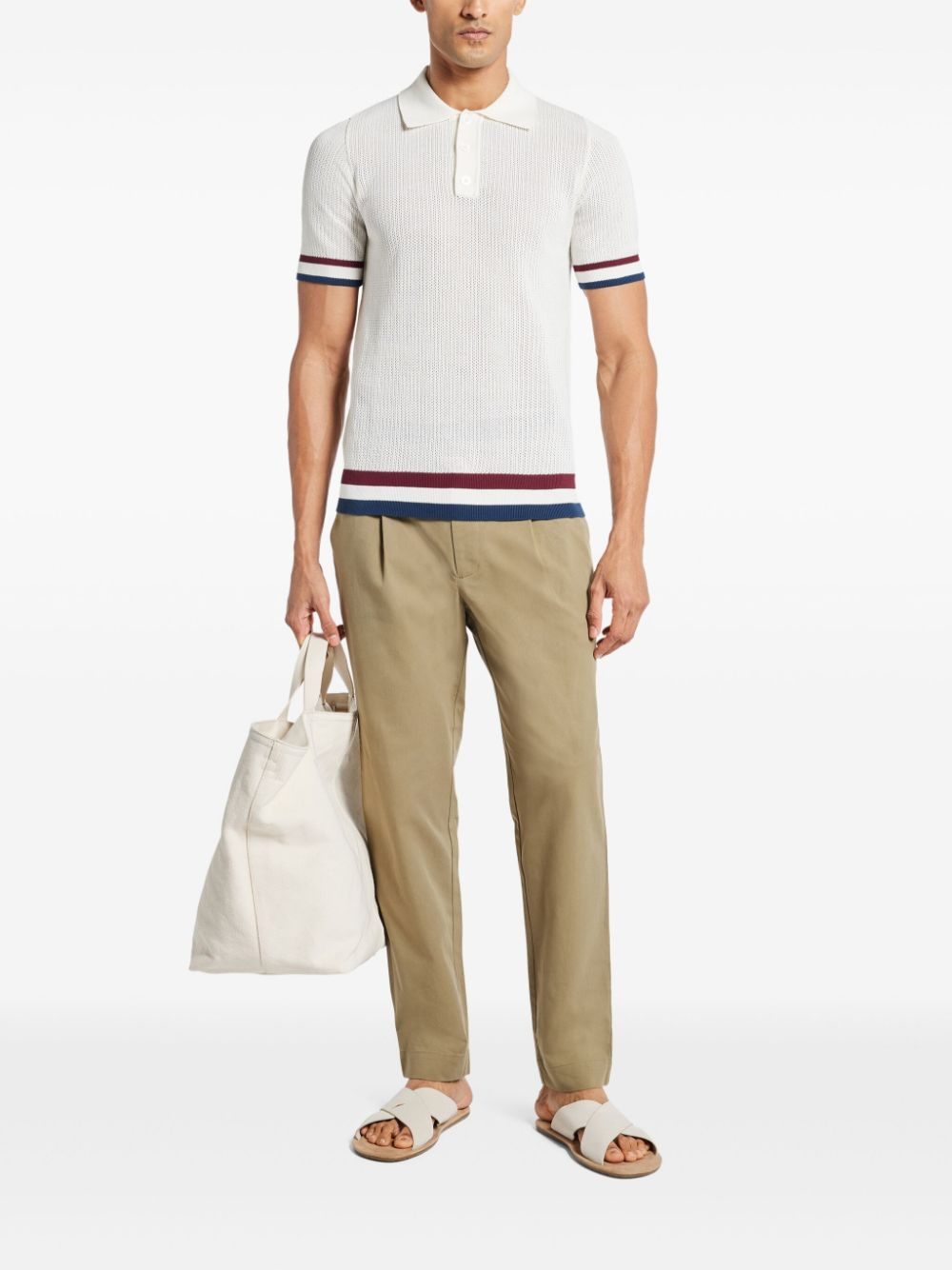 CHÉ pleated chinos - Beige