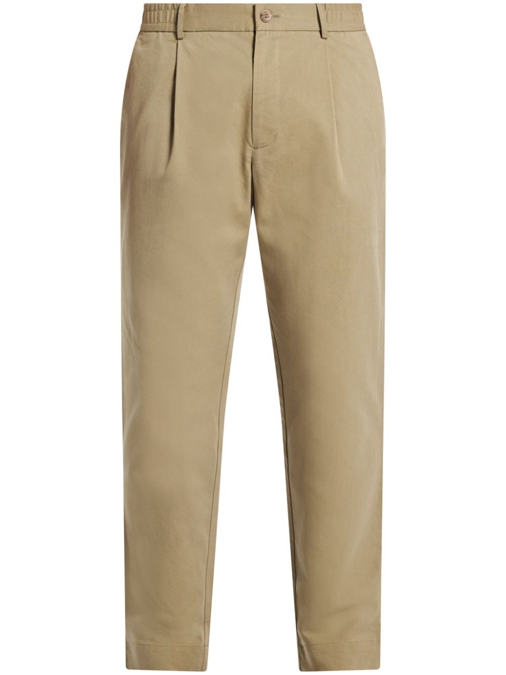 pleated chinos