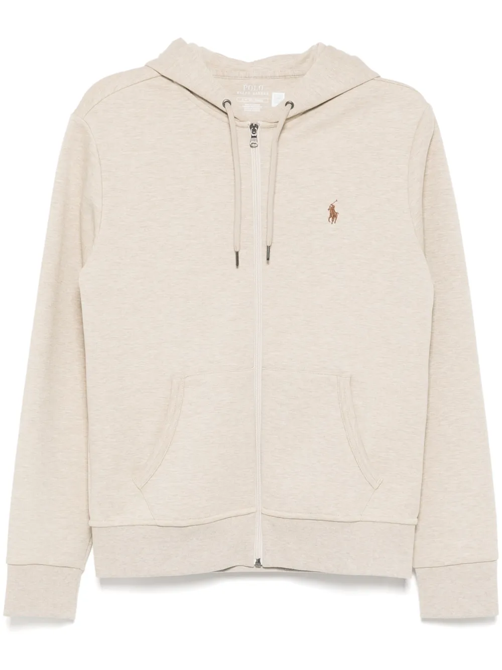 Polo Ralph Lauren Hoodie met geborduurd logo Beige