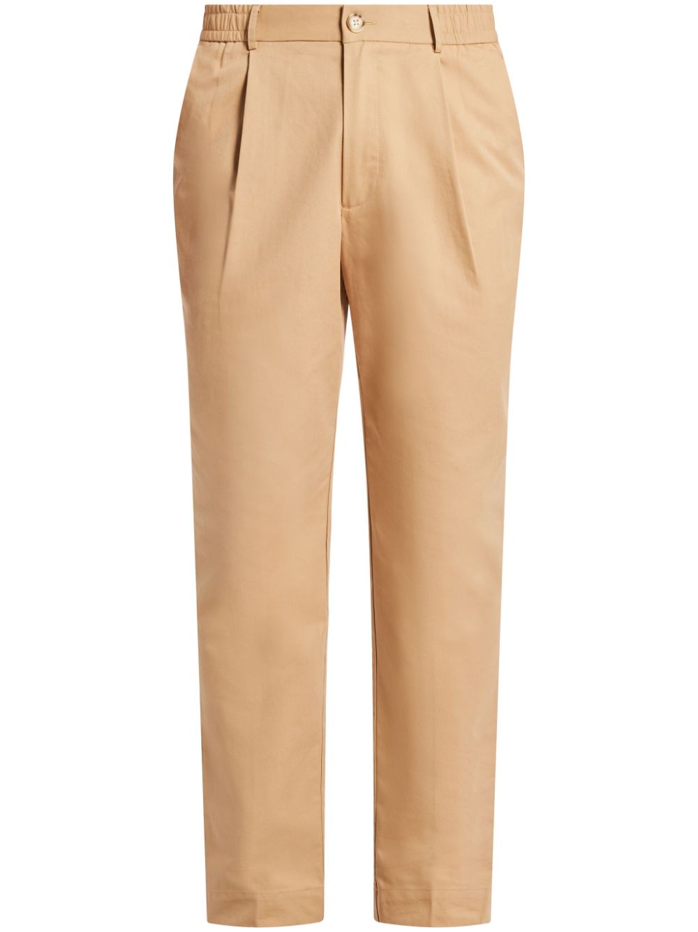 pleated chinos