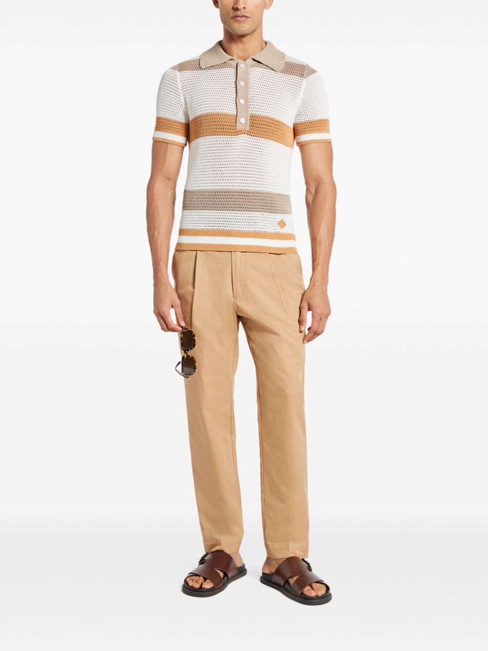 CHÉ pleated chinos - Beige