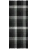 Johnstons of Elgin plaid scarf - Green