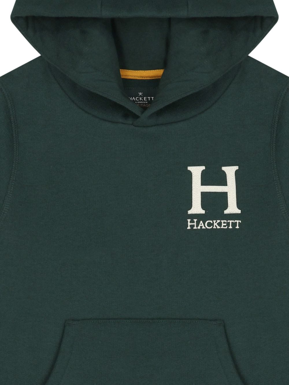 Hackett Kids Hoodie met logoprint Groen