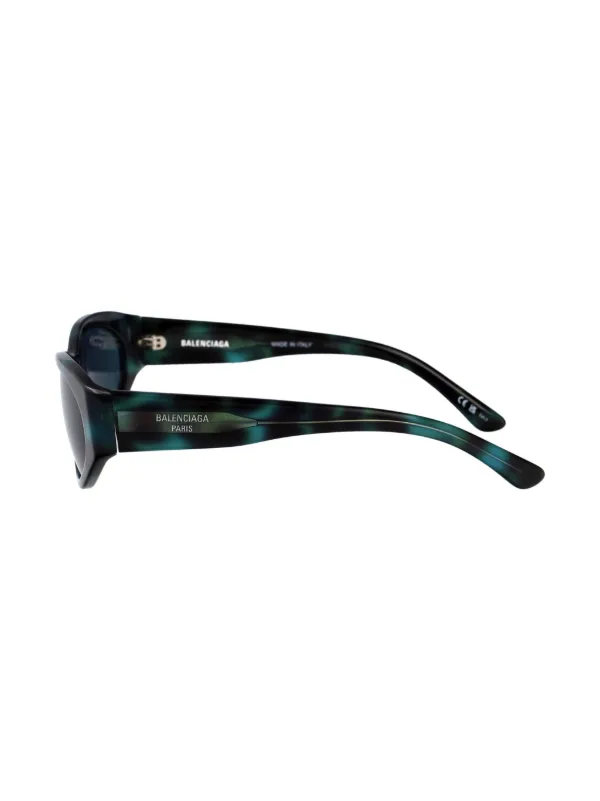 Balenciaga Eyewear BB0367S サングラス | ブルー | FARFETCH JP