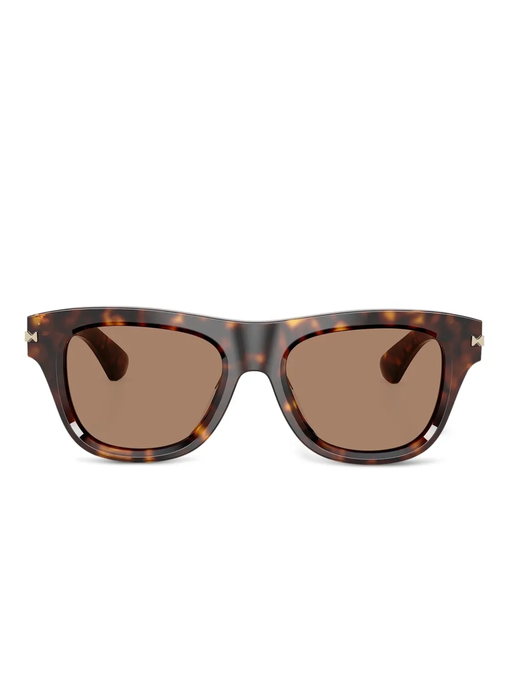 Burberry Eyewear Occhiali da sole squadrati tartarugati - Marrone