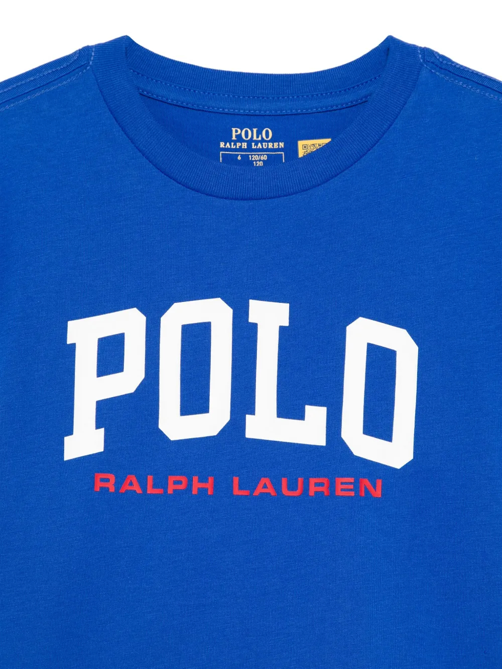 POLO RALPH LAUREN KIDS Katoenen T-shirt met logoprint Blauw