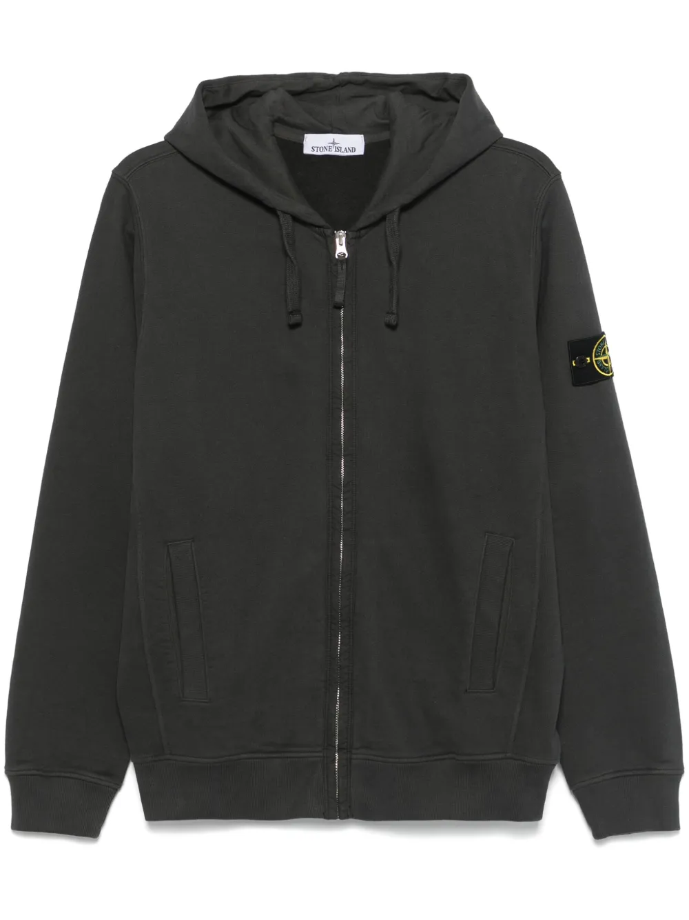 Stone Island Hoodie met Compass-logopatch Grijs