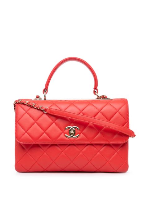 HOT SALE CHANEL 2019 Medium Lambskin Trendy CC Flap satchel Women