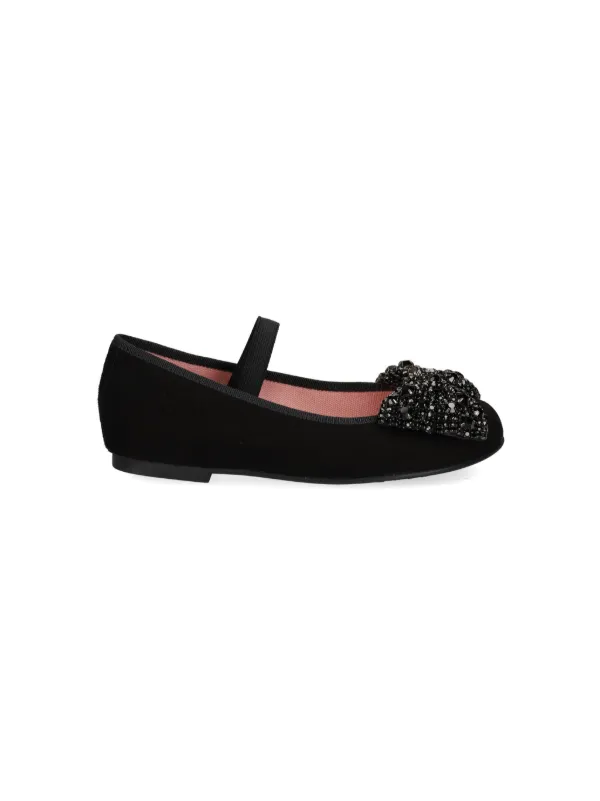 美品 Pretty Ballerinas リボン付きフラットシューズ Pretty Ballerinas リボンディテール フラットシューズ