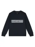 Hackett Kids logo-print sweatshirt - Blue