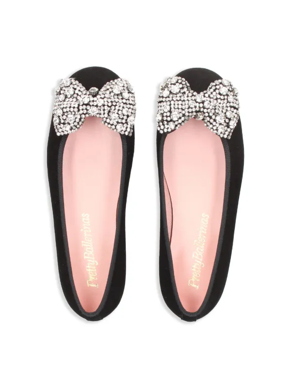 Pretty Ballerinas Bailarinas Con Detalle De Lazo Negro FARFETCH ES