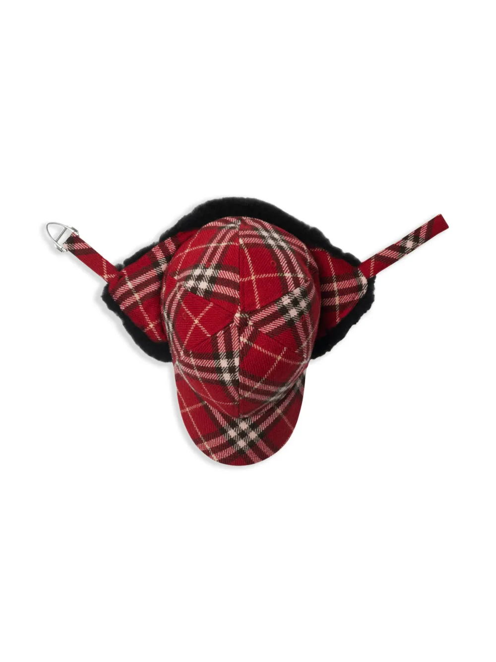 Burberry Pet met oorkleppen Rood