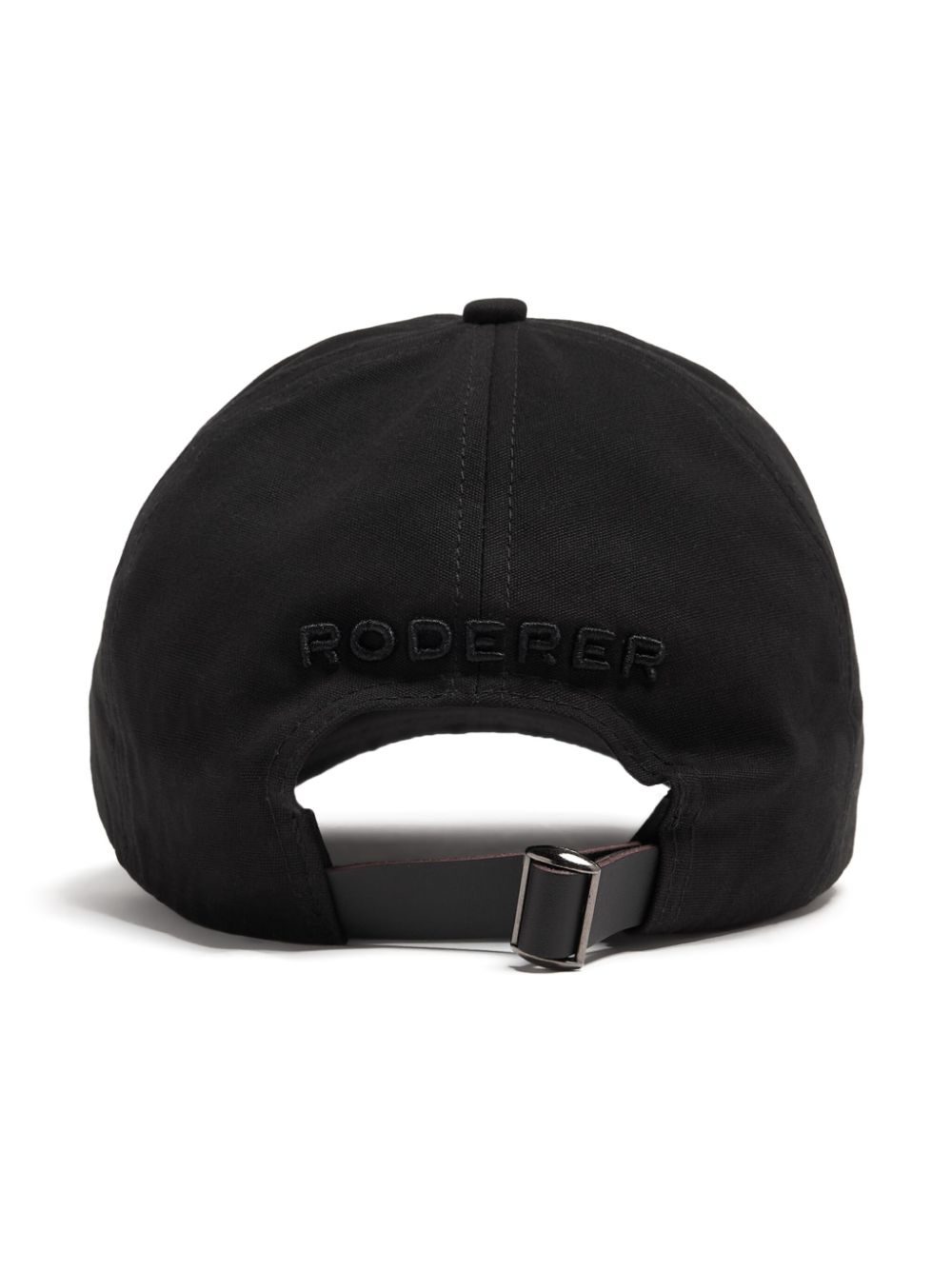 Roderer Pet met logo - Zwart