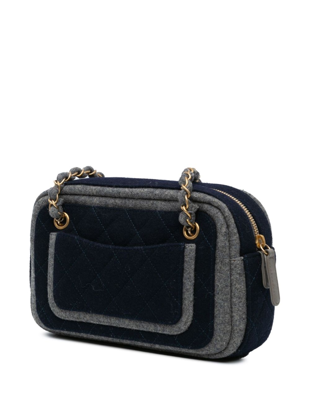 CHANEL 2018-2019 CC Wool shoulder bag Women