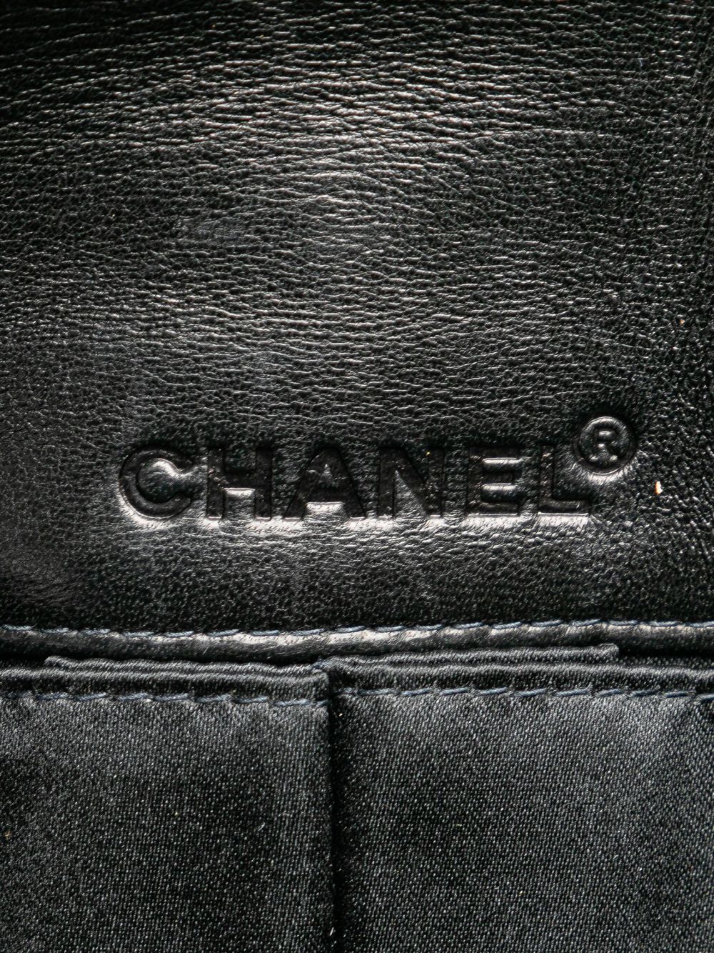 Affordable HOT SALE CHANEL 2000-2002 Chocolate Bar Lambskin East West Flap shoulder bag Women