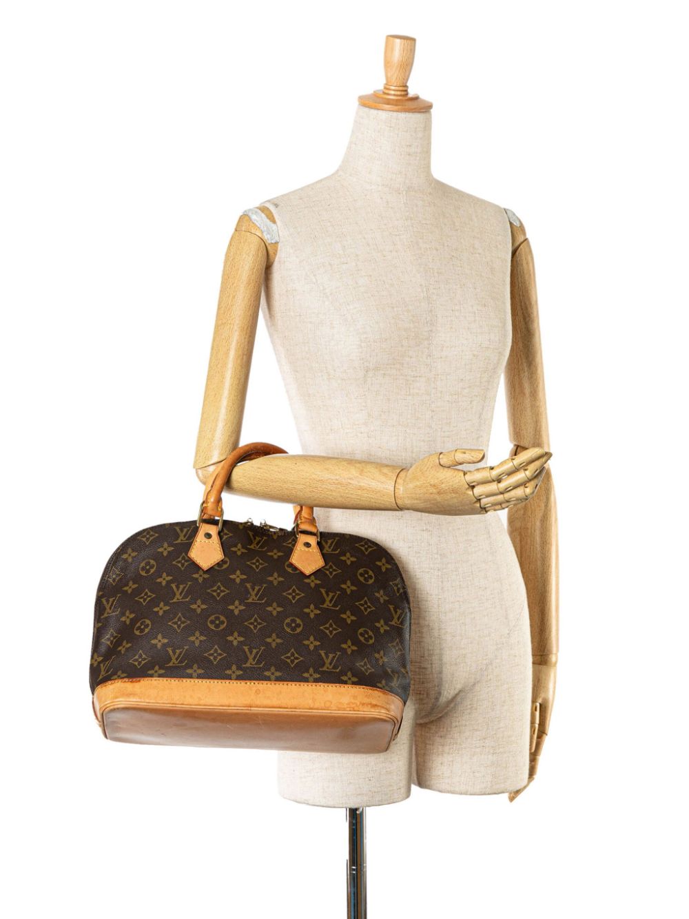 Louis Vuitton Pre-Owned 1995 Monogram Alma PM handtas - Bruin