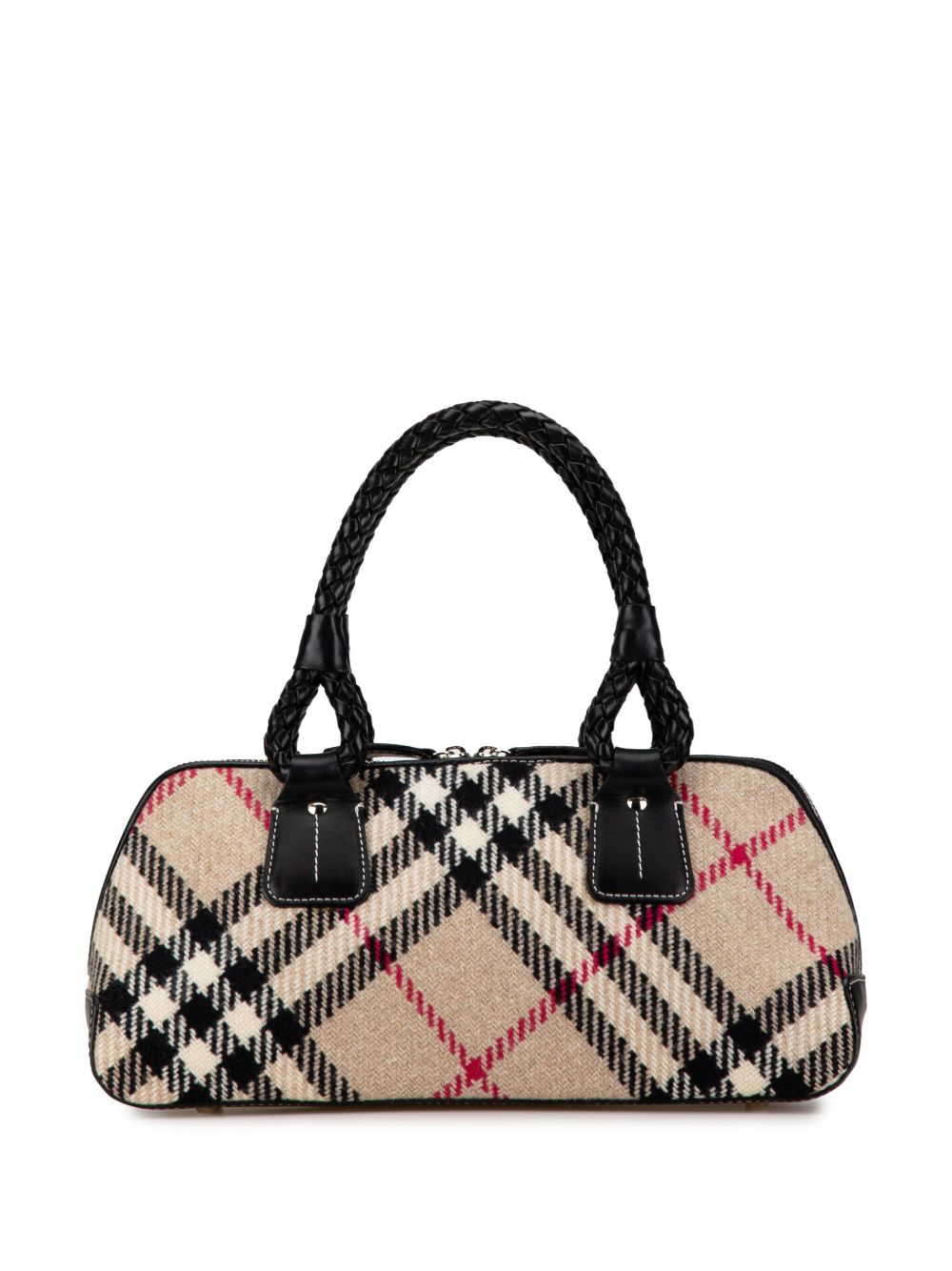 Affordable Burberry 2010-2017 Supernova Check Wool handbag Women