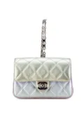 CHANEL Pre-Owned 2021-2024 Quilted Gradient Metallic Calfskin Clutch handbag - Purple