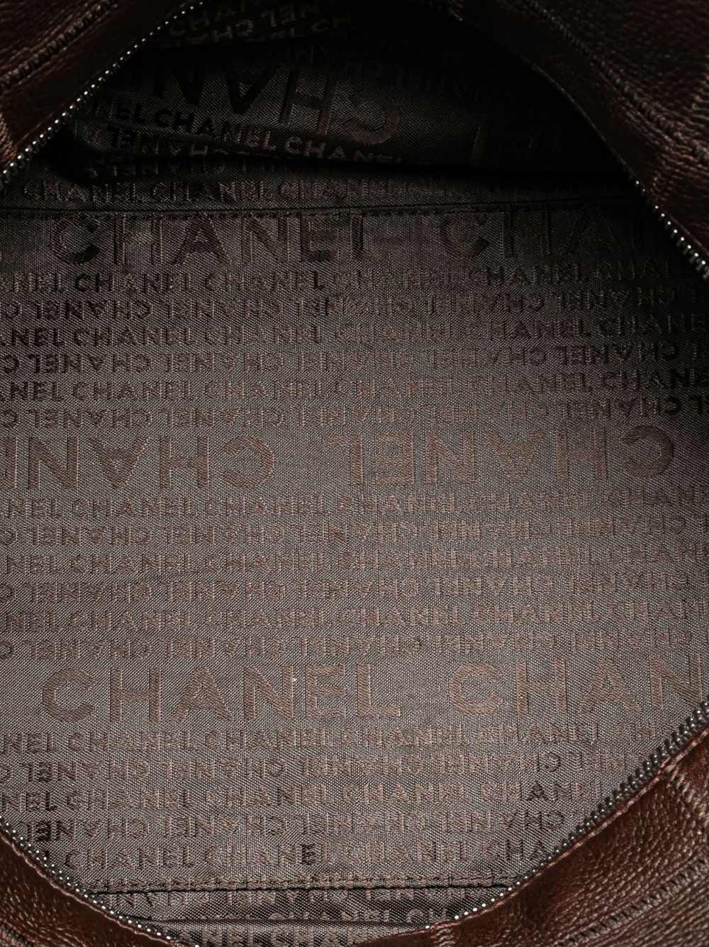 CHANEL 2003-2004 CC Choco Bar Caviar handbag Women