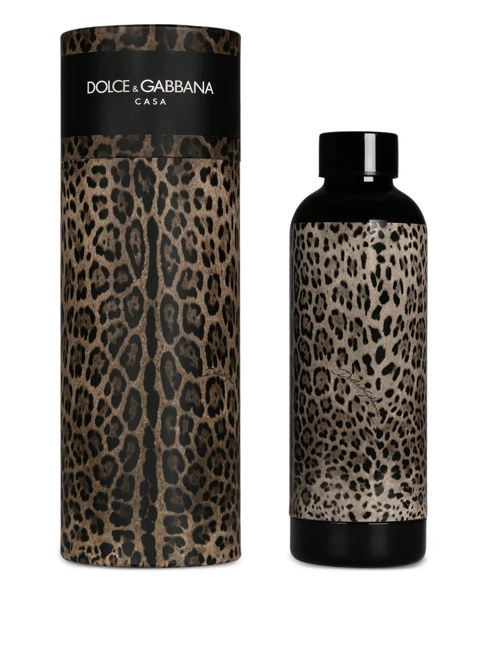 Dolce & Gabbana ترموس بطبعة جلد الفهد | ألوان محايدة | Image 1