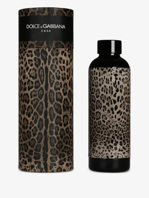 Dolce & Gabbana thermos à imprimé léopard