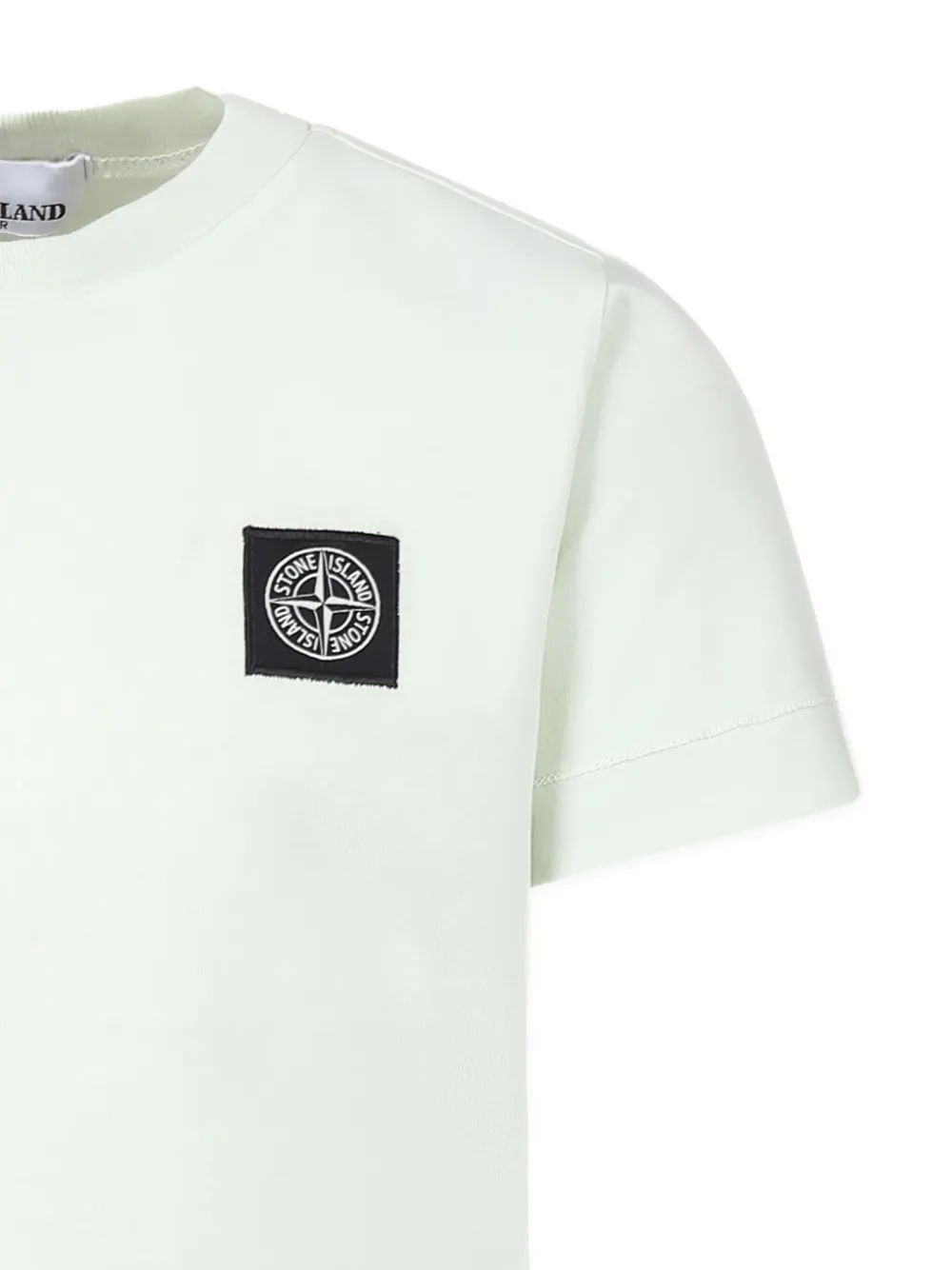 Stone Island Junior Sweater met Compass-logopatch Groen