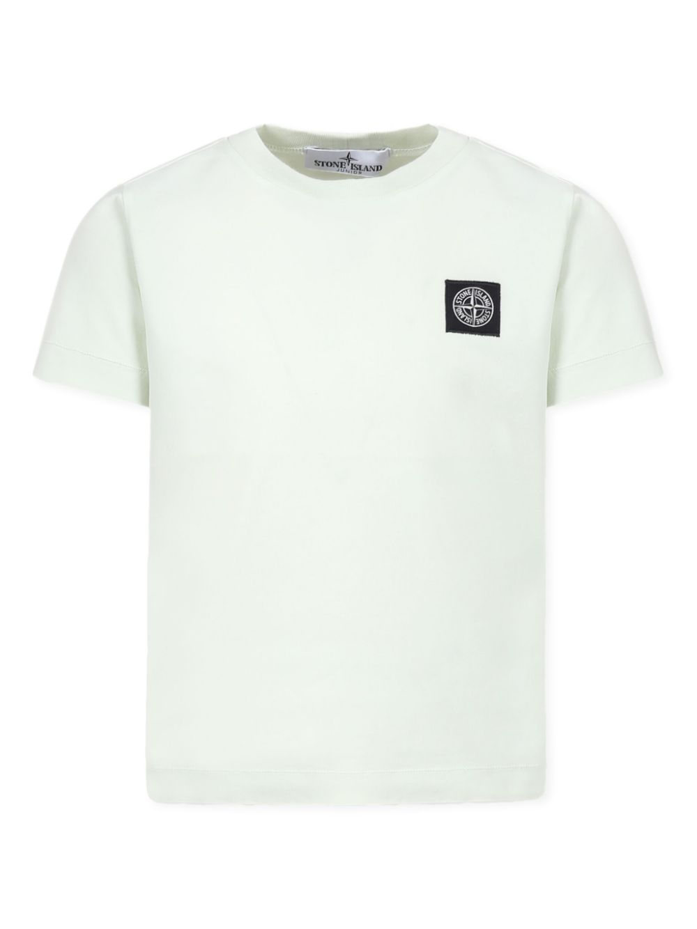 Stone Island Junior Sweater met Compass-logopatch Groen